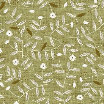 Verdure Folk Floral Olive