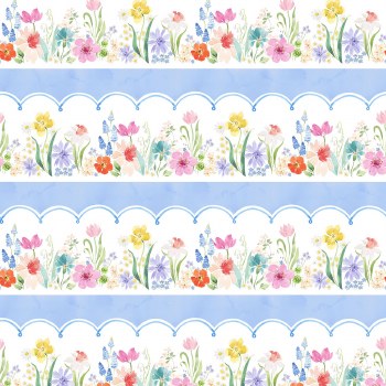 Spring Cheer Stripe Denim