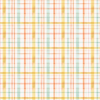 Hop to It White Plaid