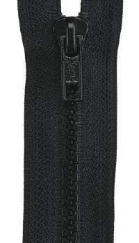 Zipper Separating 18in Black