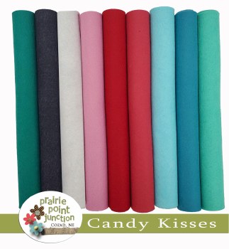 Candy Kisses Wool Felt Bundle
