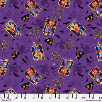 Spooky Cute Scaring Me Purple