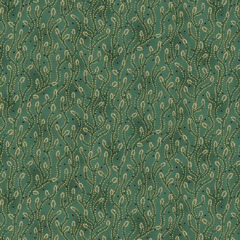 Scrap Basket Vines Turquoise