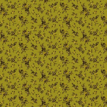 Scrap Basket Flowers Green