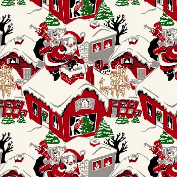 Santa's Coming Rooftop Multi