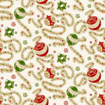 Santa's Coming Ornaments Multi