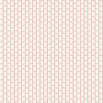 Santa's Coming Stripe Red