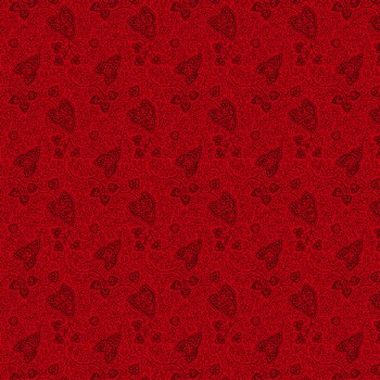 Santa's Coming Leaf Red