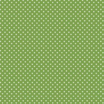 Santa's Coming Ditsy Green