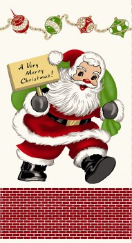 Santa's Coming Panel