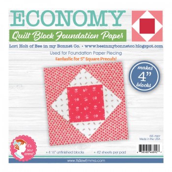 Economy Quilt Block 4in Paper