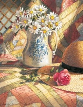 Note Cards Pitcher of Daises