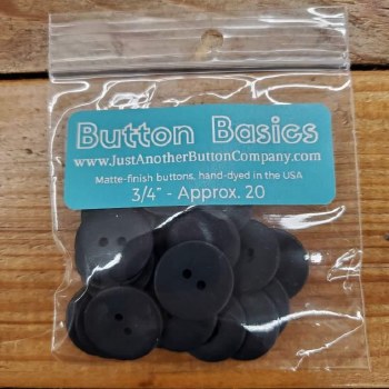 Buttons - 3/4" Black