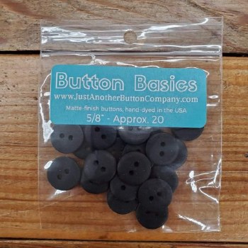 Buttons - 5/8" Black