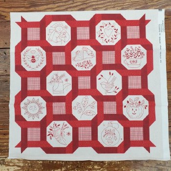 Woven Wreath Red