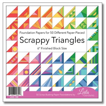 Scrappy Triangles 6 Inch Block