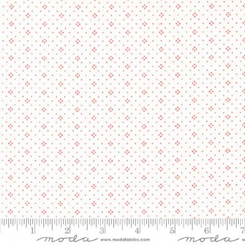 Eyelet Ivory Shirting Cherry