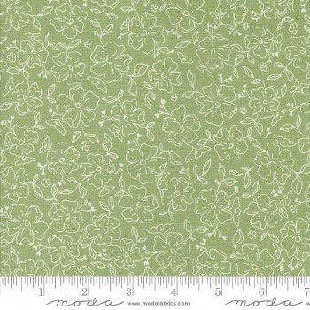 Dainty Meadow Toile Dk Green