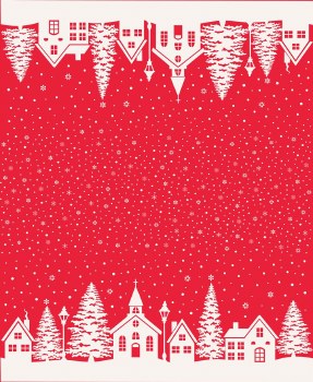 Buon Natale Village Pomegranat