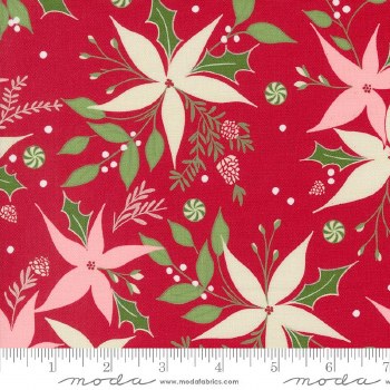 Once Upon Christmas Floral Red