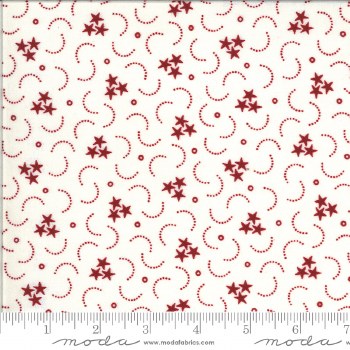 American Gather Swirl Star Cream Red Stash Builder