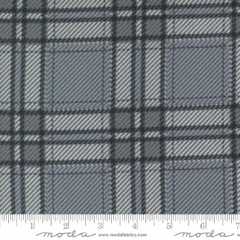 Farmhouse Flannel III Lg Plaid Pewter