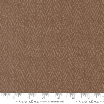 Flannel Gather Hbone Taupe