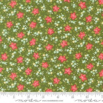 Bloomsberry Floral Green