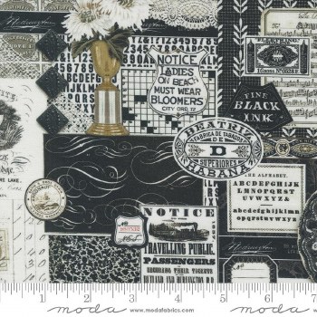 Sable Swan Collage Ebony