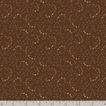 Pam's Stars Paint Flower Brown