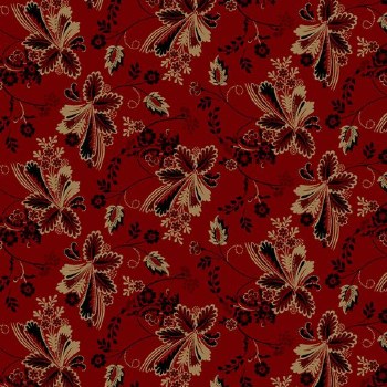 Dear Scarlet Lg Floral Wine