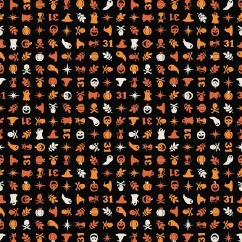 Pumpkins & Potions Charms Black