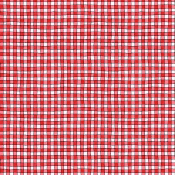 I Heart You Gingham Red