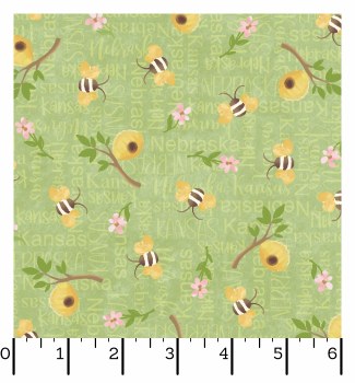 Shop Hop 2022 Bees Green