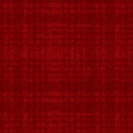 Woolies Flannel Plaid Bright Red