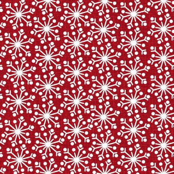 Snowday Flannel Snowflake Red