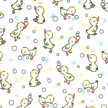 Minky Duck Bath Bubble White