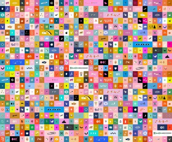 Selvedge Magic Icons Multi