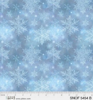 Snowfall Layered Snowflakes