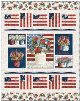 God Bless America Quilt Kit