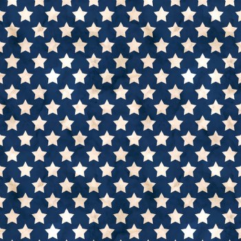 Farmhouse Americana Stars Navy/Ecru