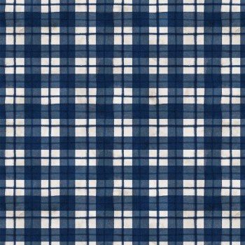 Farmhouse Americana Plaid Navy