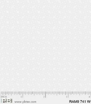 Rambling 9 Geometric White