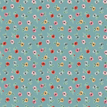 Home Sweet Home Florals Blue