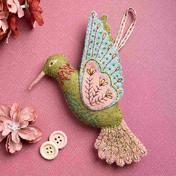 Hummingbird Wool Felt Kit