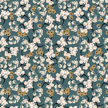 Meadow Drift Blooms Teal