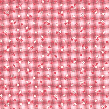 Stitch Houndstooth Cayenne