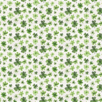 Monthly Placemats Shamrock Wht