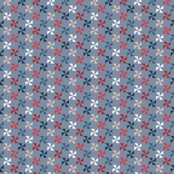 Red White True Pinwheels Stone