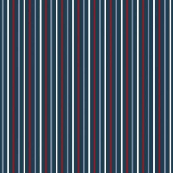 Red White True Stripes Navy